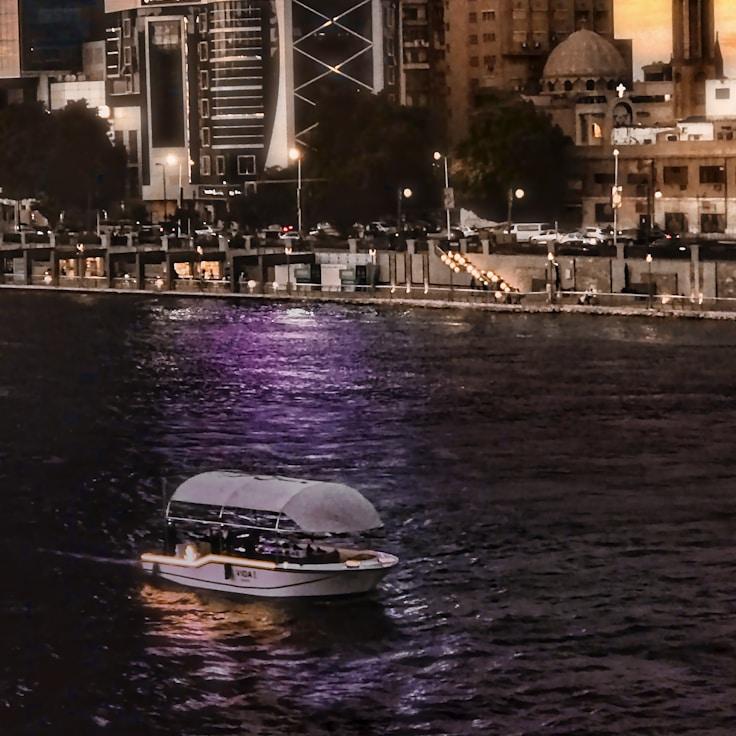Luxury yacht moment